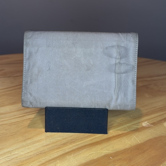 AUTHENTIC Prada Tessuto Gray Bi Fold Wallet - Picture 2 of 8